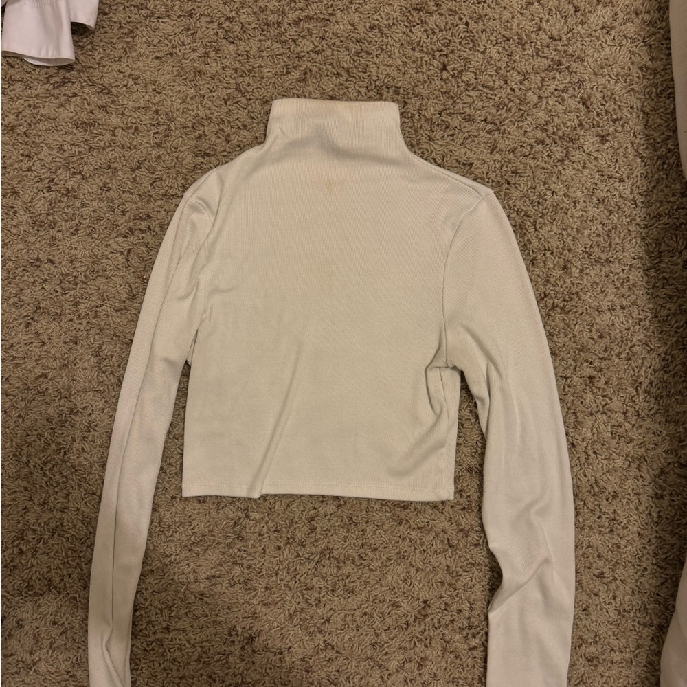 white princess polly mockneck